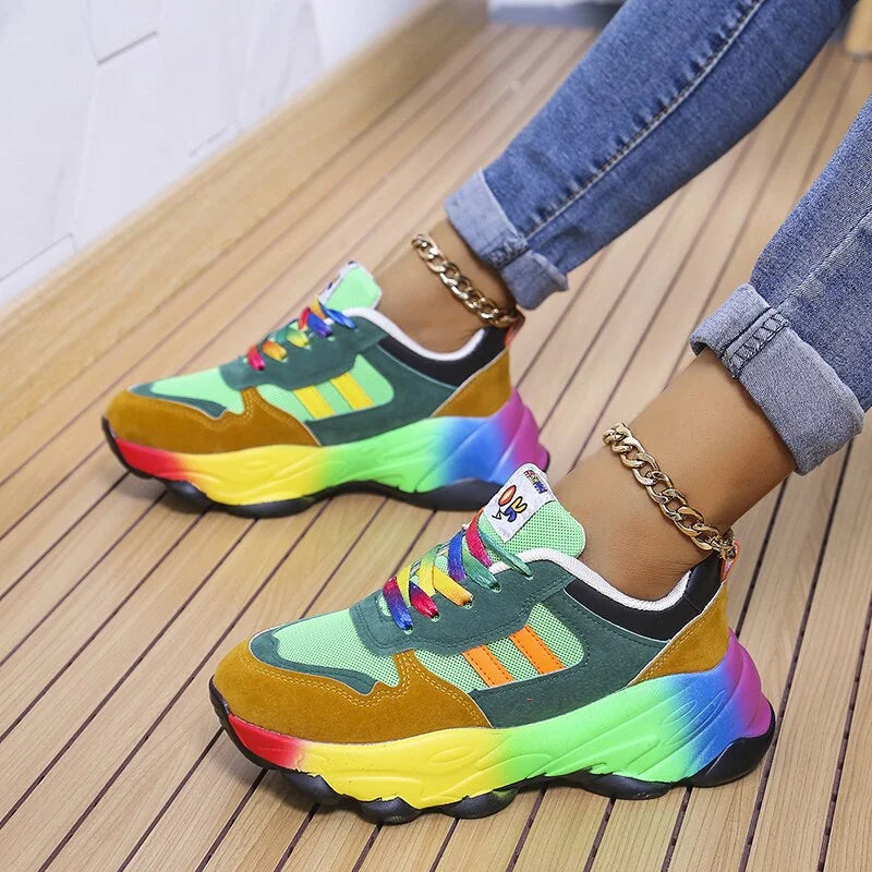 RetroStep | Baskets Rétro pour Femme, Confort et Soutien Accrus