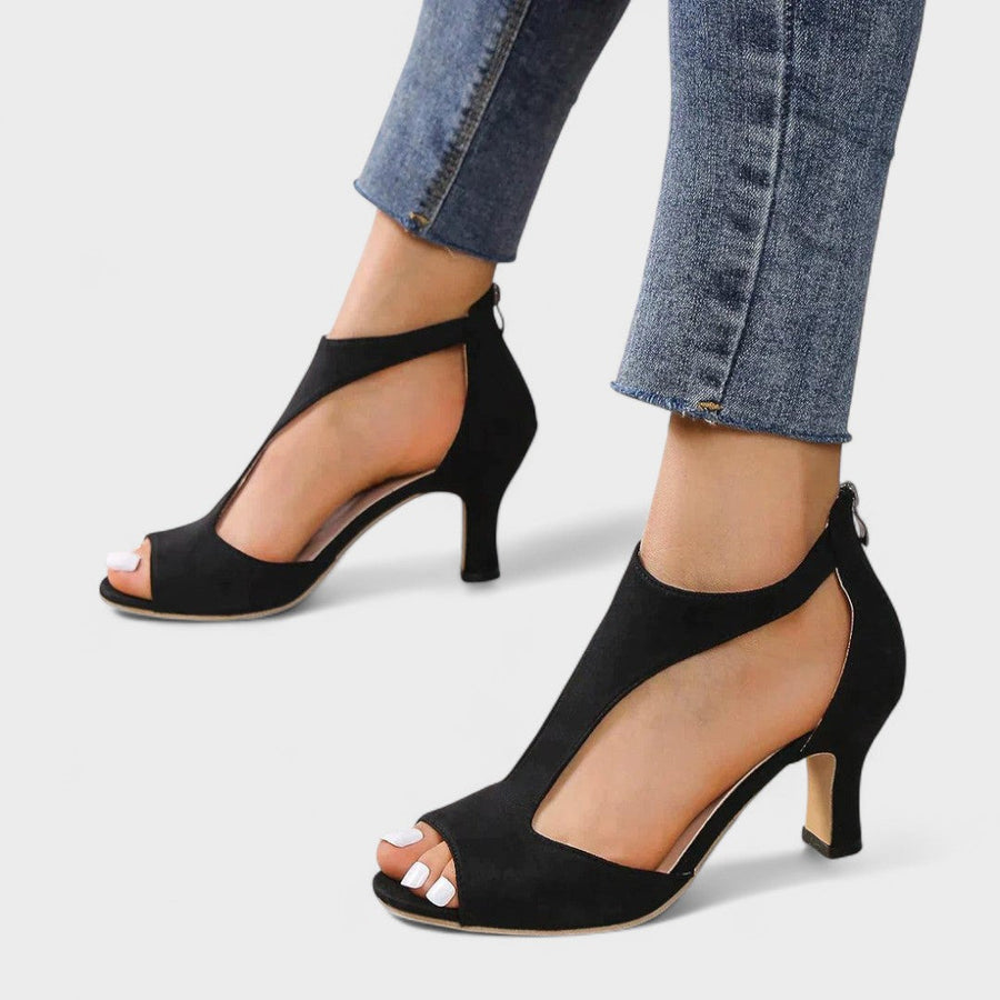 Elena — Sandale cu toc și suport ergonomic pentru confort