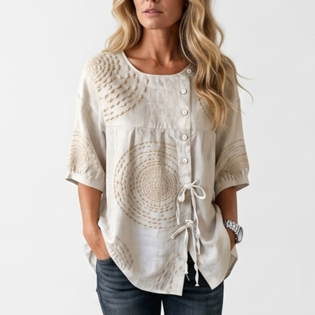 Larisa - Vintage Casual Blouse