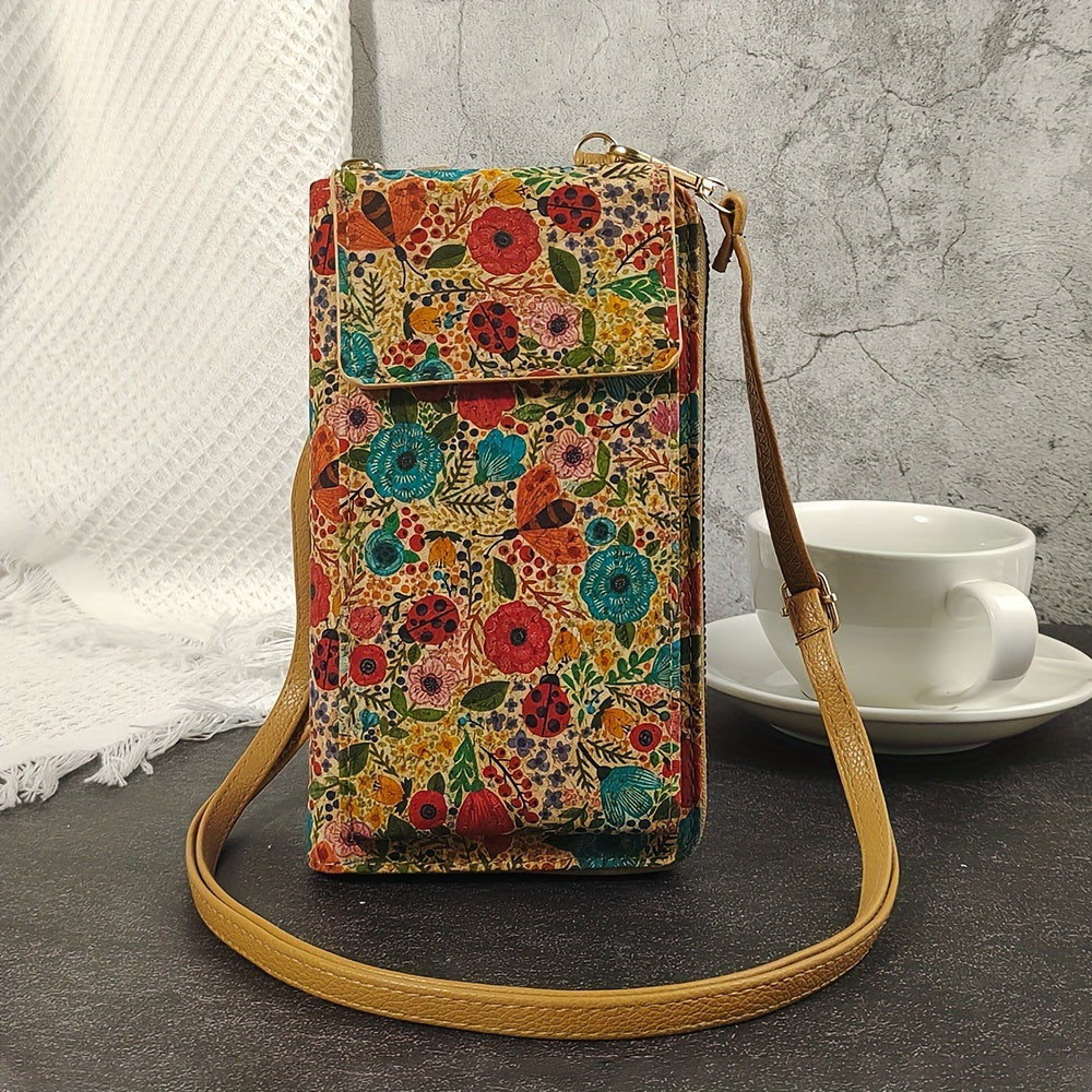 Natalia — Accesoriu Boho cu Flori pentru Geantă de Umăr