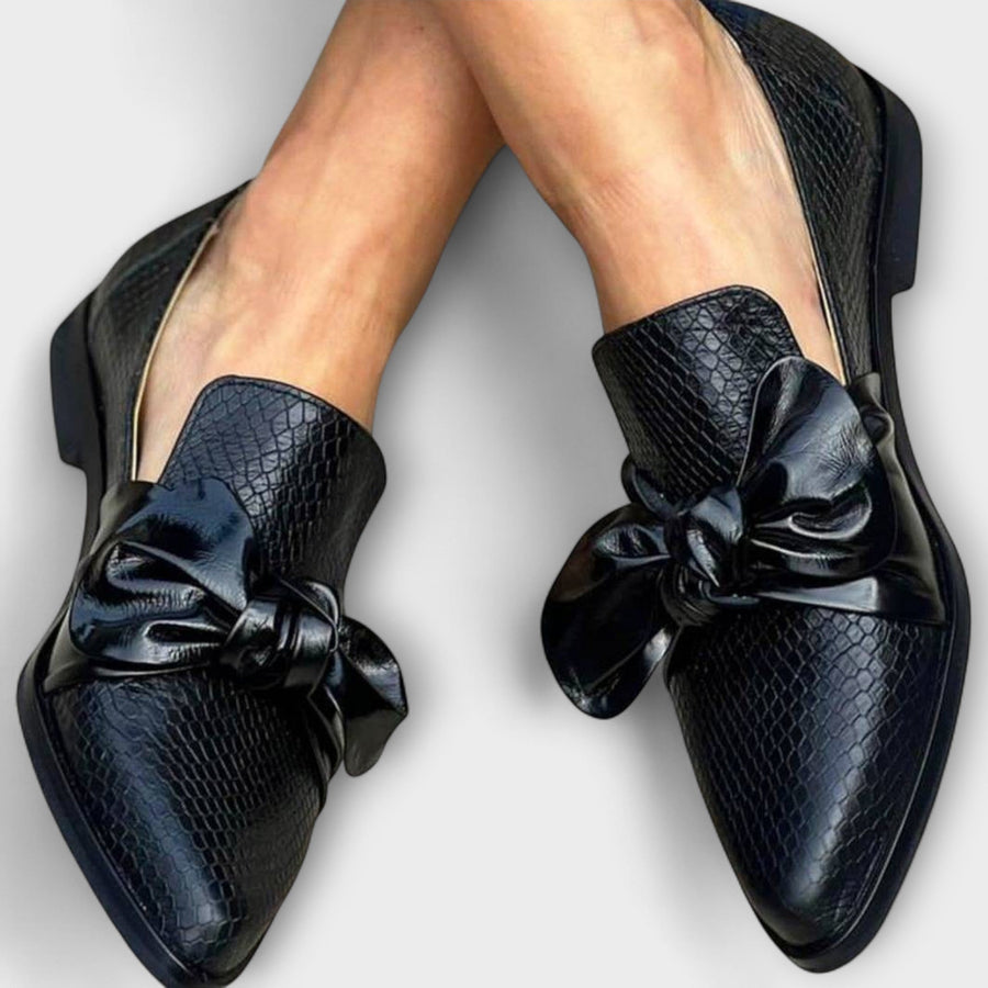 Claudia - Loafers cu detaliu de fundiță