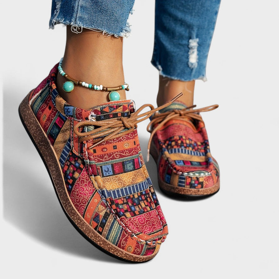 Milena - Colorful Artistic Sneakers