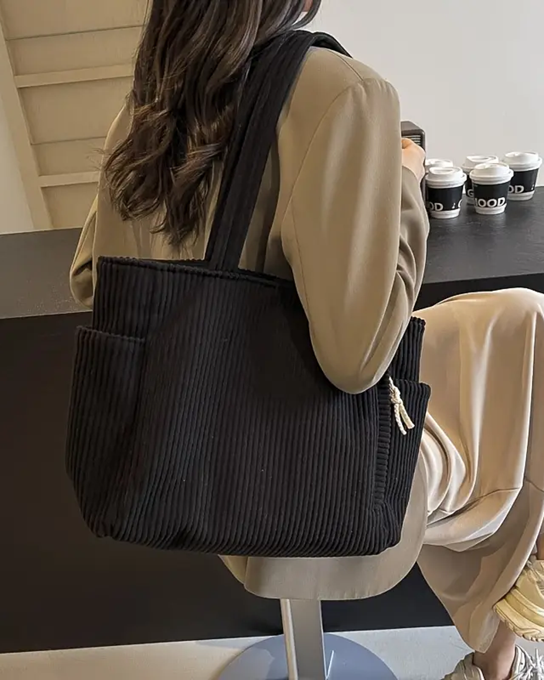 Tilda - Sac Élégant Côtelé