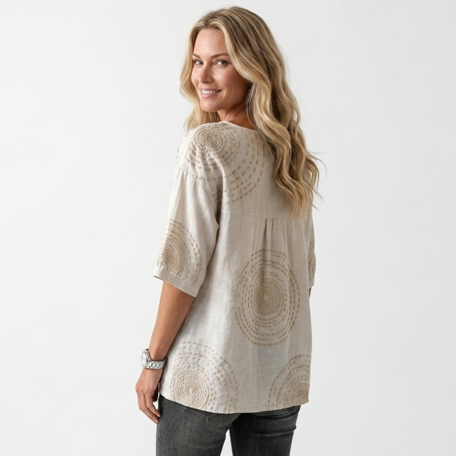 Larisa - Vintage Casual Blouse