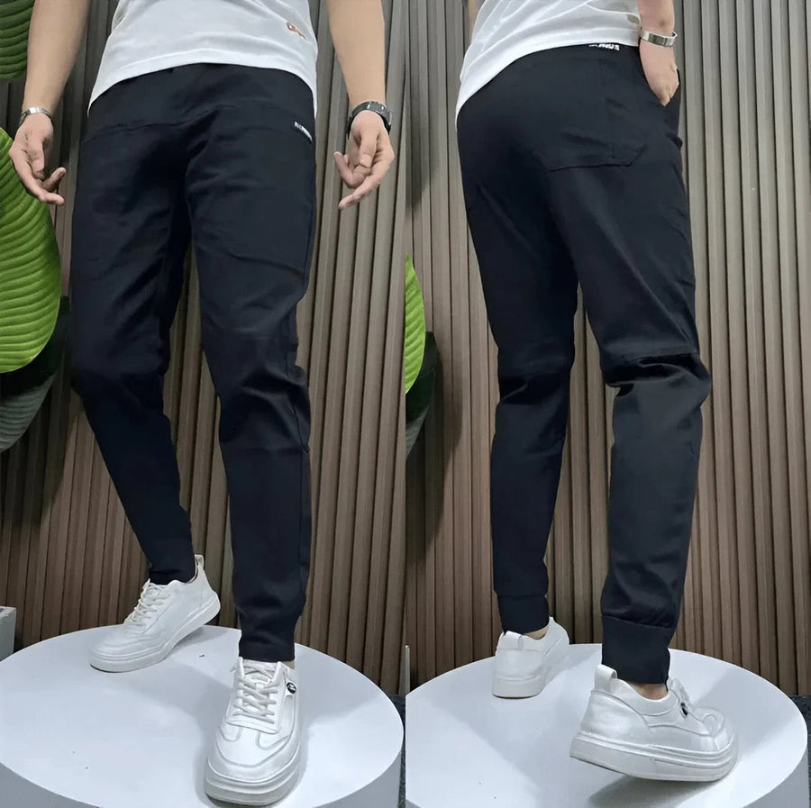Premium Elastic Cargo Pants - Milan Collection