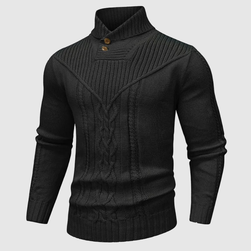 Alessandro | Pull ajusté Veneti avec col montant