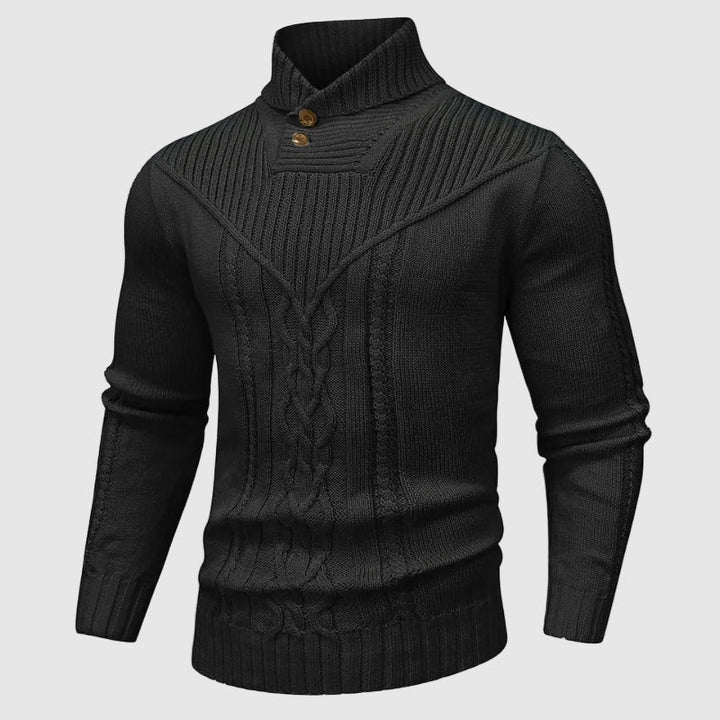 Alessandro | Pull ajusté Veneti avec col montant