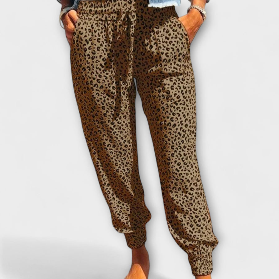Feli - Pantaloni Leo cu Design Relaxat
