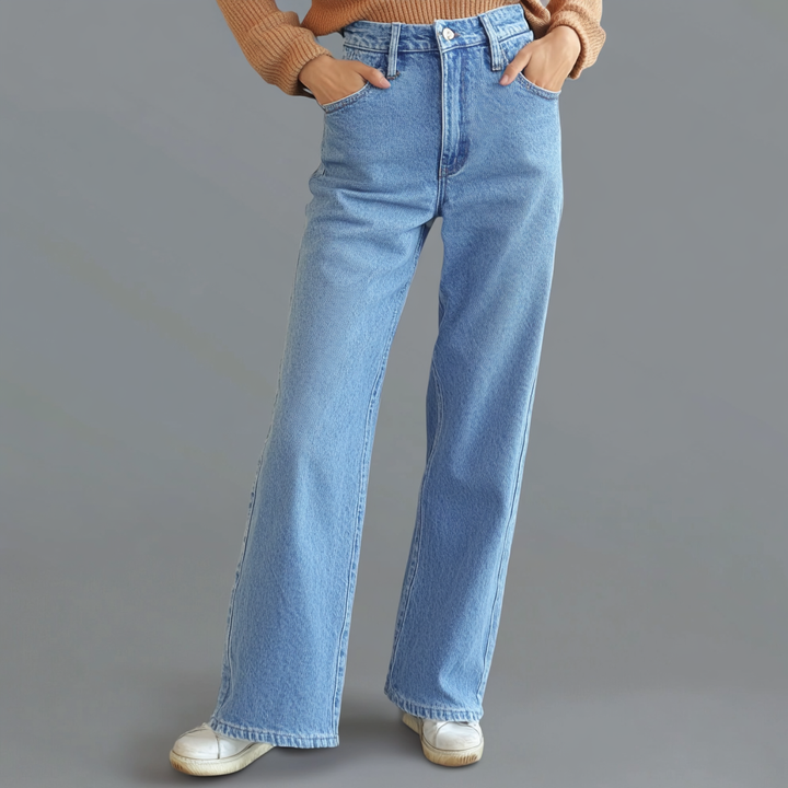 Sophie | Jean Droit pour Femme – Bleu
