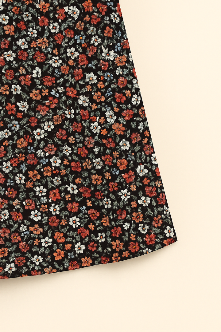 Beau | Robe Midi Boho - Imprimé Floral & Coupe Ample