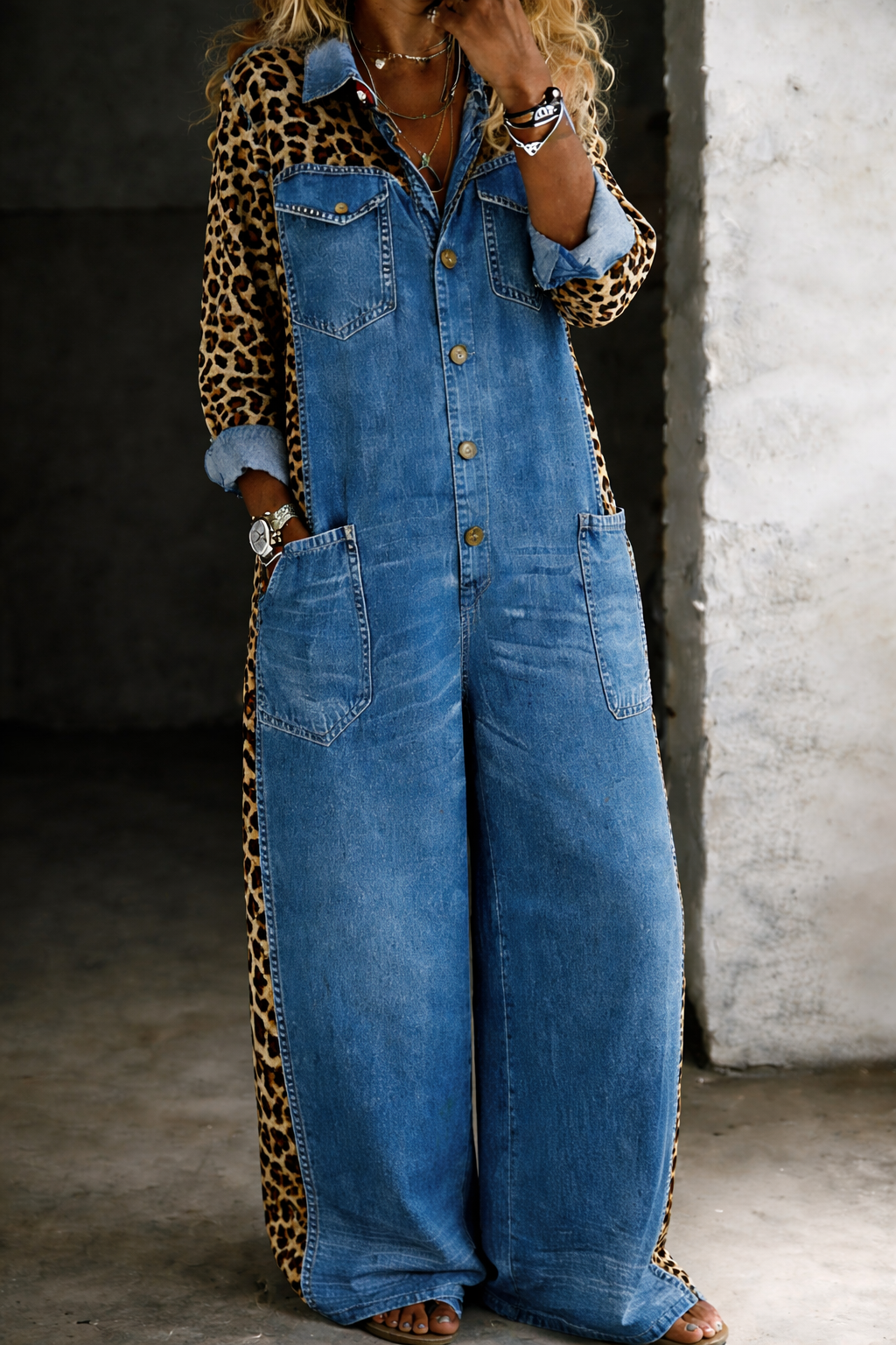 Amanda™ | Set de cămașă din denim