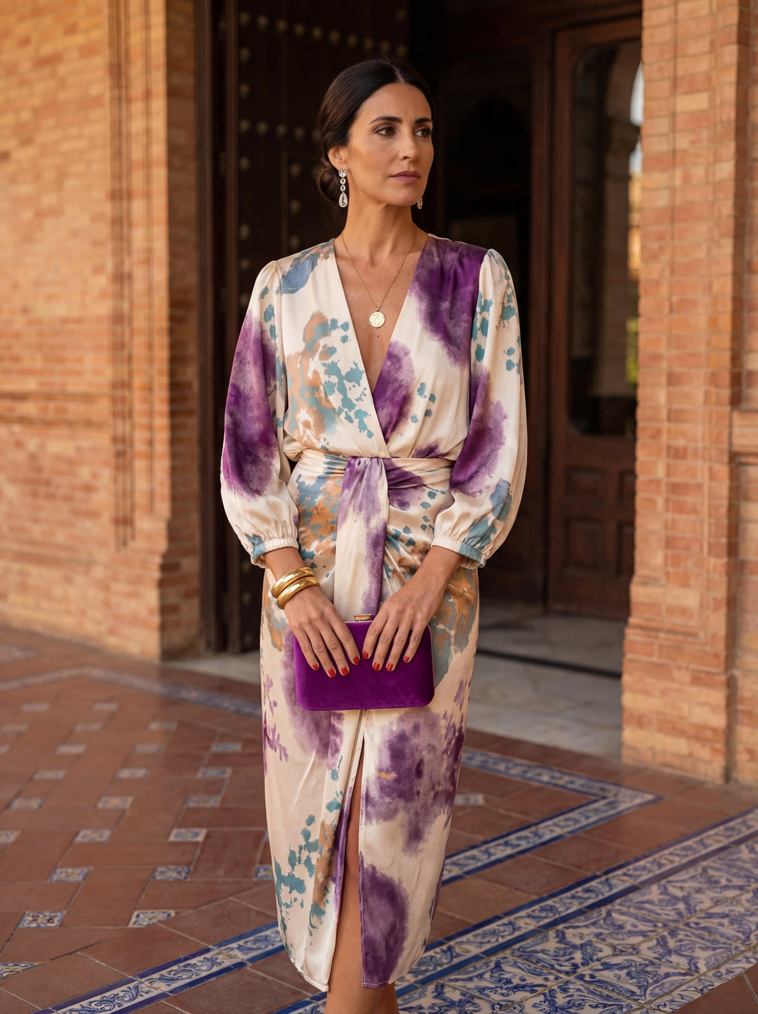 Valeria | V-Neck Robe