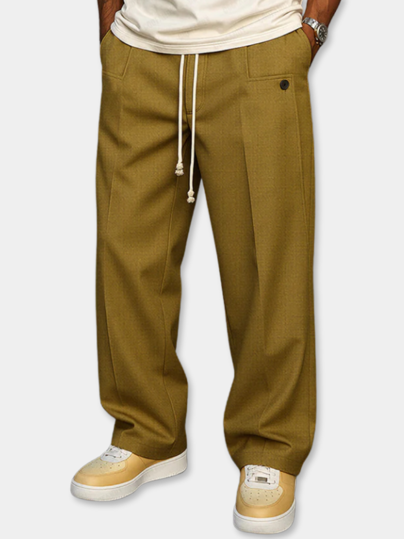 TIMO | Pantaloni Eleganți cu Șiret