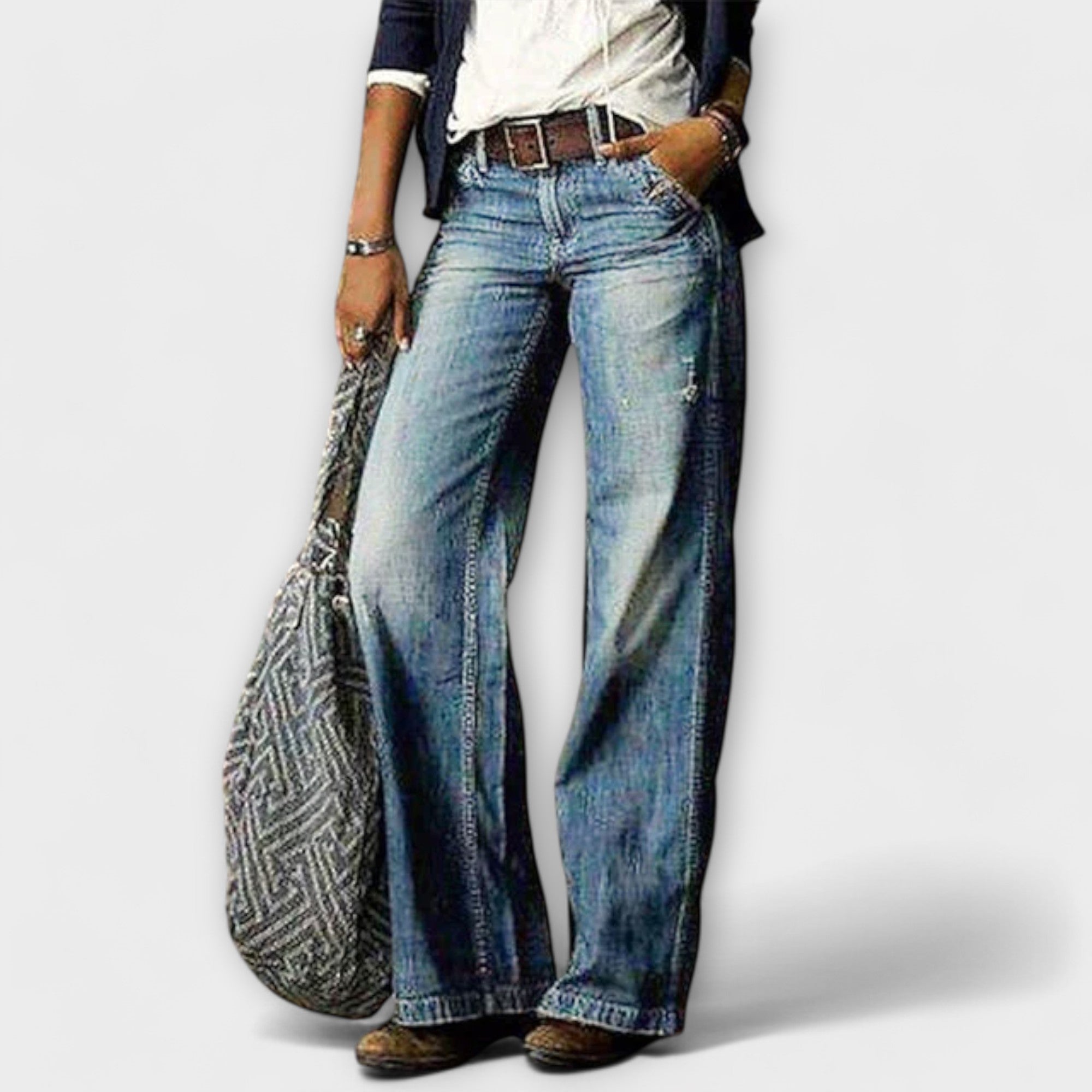 Cess - Pantaloni Largi din Denim
