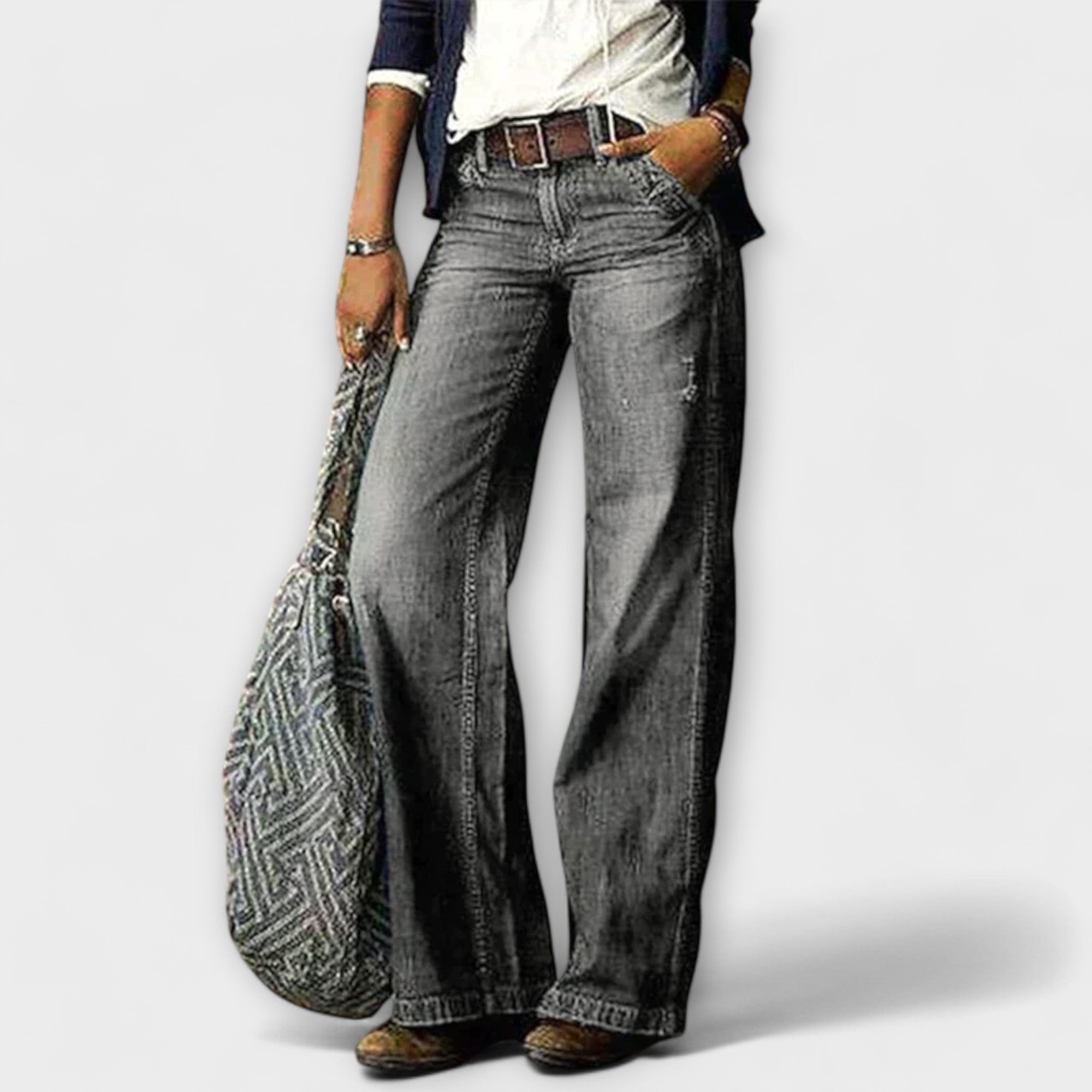 Cess - Pantaloni Largi din Denim
