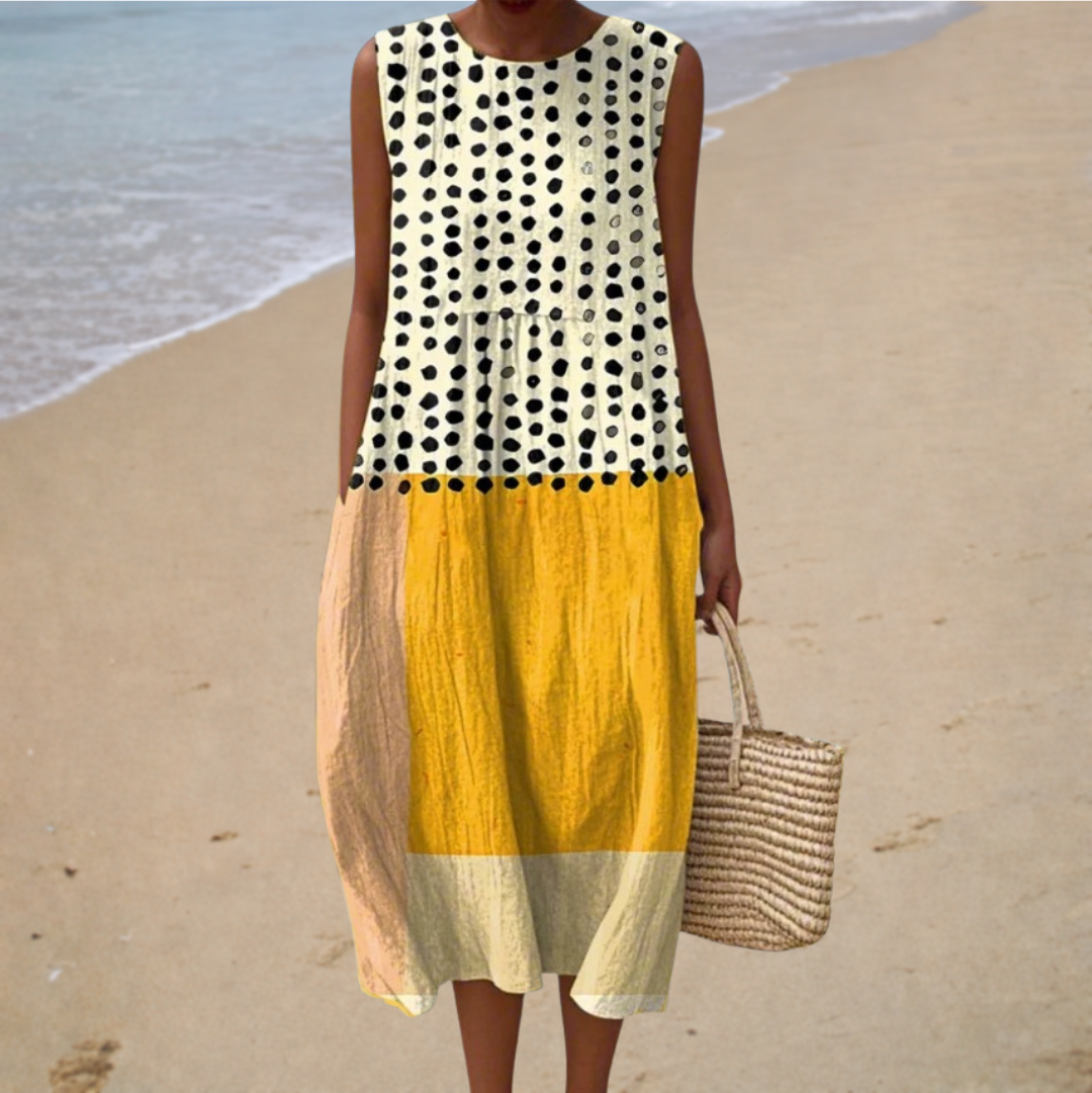 Adèle | Élégante Robe Midi Contemporaine