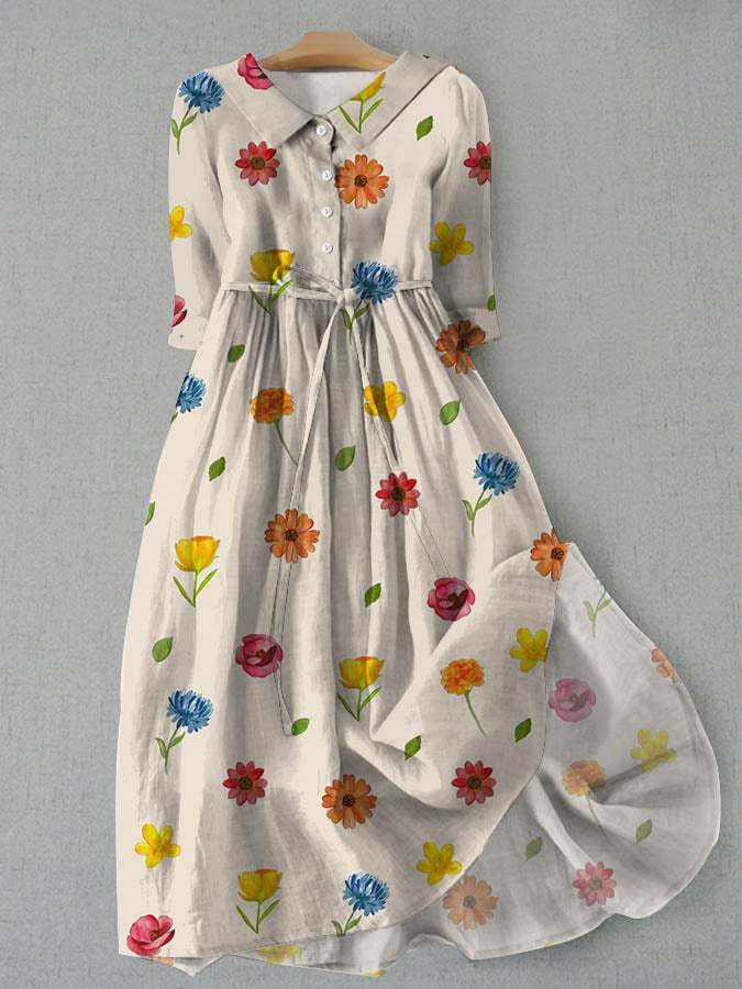 Christelle | Jupe longue & imprimé floral
