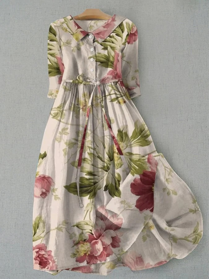 Christelle | Jupe longue & imprimé floral