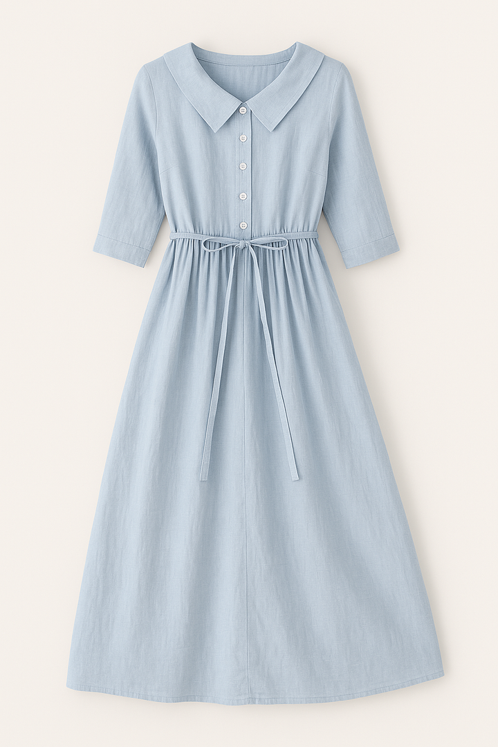 Roan | Robe en coton - élégance simple