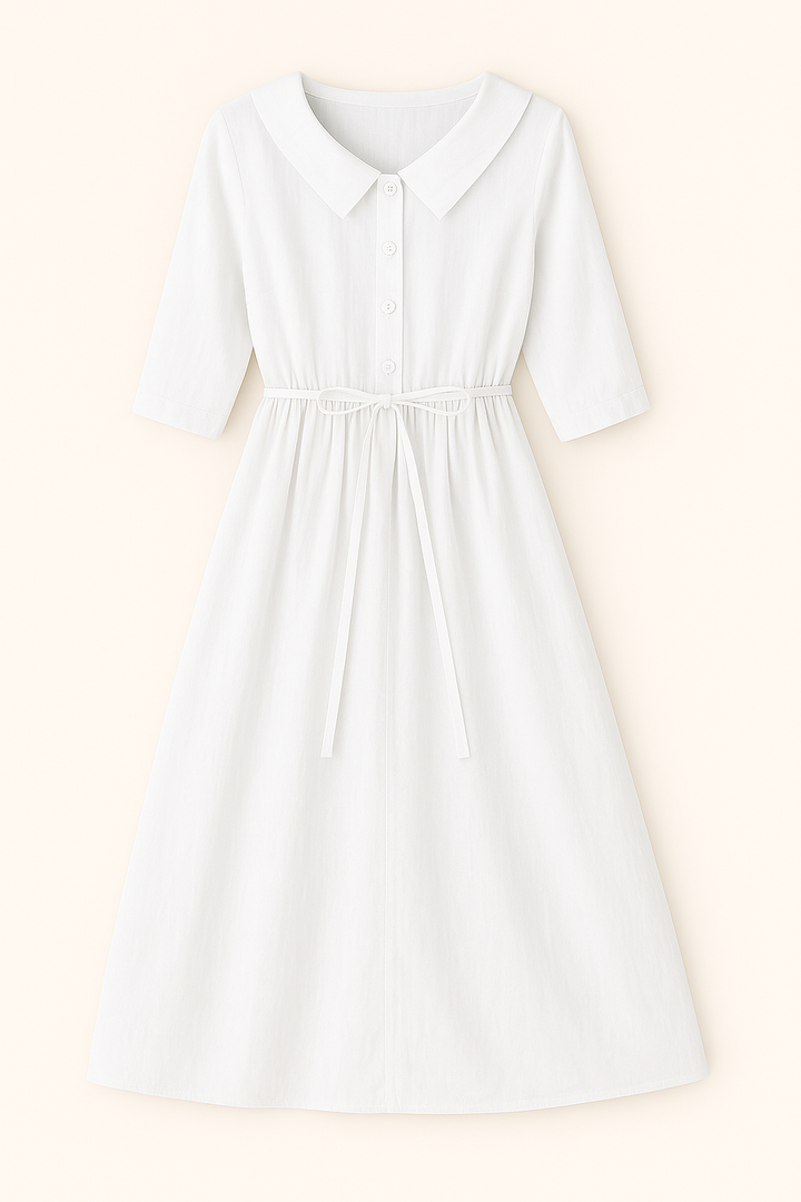 Roan | Robe en coton - élégance simple
