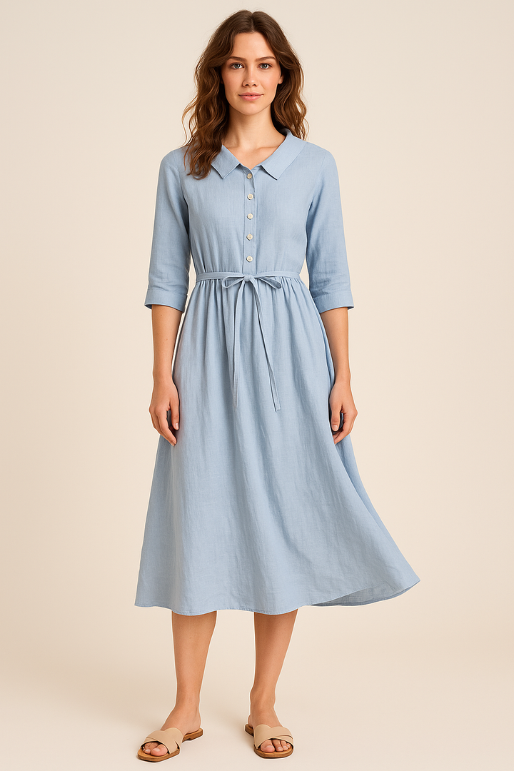 Roan | Robe en coton - élégance simple