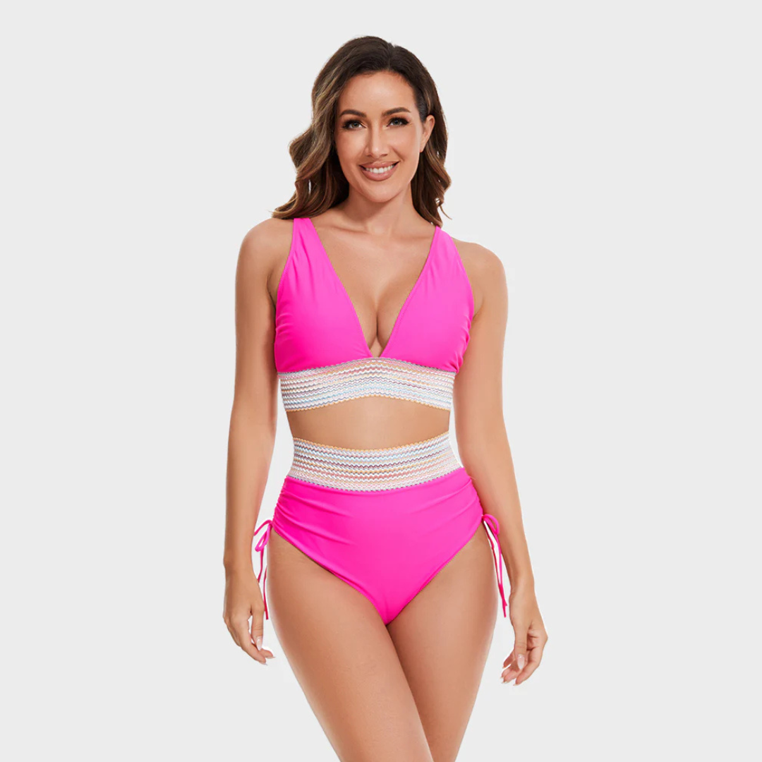 Nora - Ensemble de Bikini Taille Haute