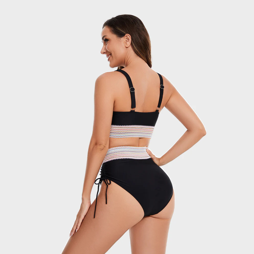 Nora - Ensemble de Bikini Taille Haute