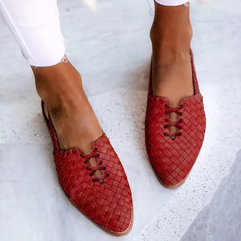 Sauné | Sandales tressées pour femme, faites à la main