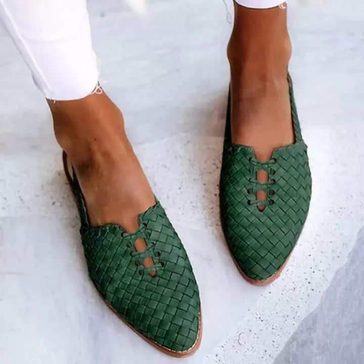 Sauné | Sandales tressées pour femme, faites à la main