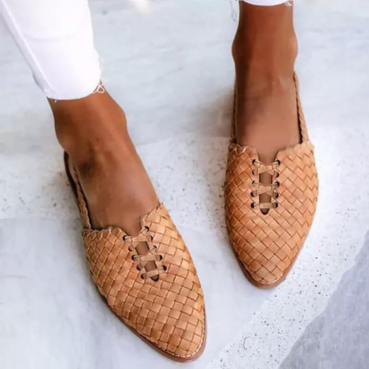 Sauné | Sandales tressées pour femme, faites à la main