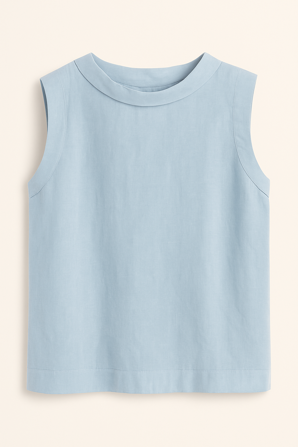 Coco | Blouse en Lin avec Manches Courtes et Col Rond : Légèreté Estivale