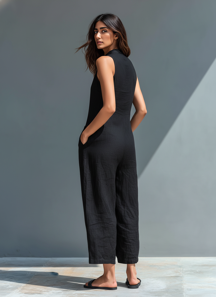 Brisa | Combinaison sans manches ample avec boutons sur le devant