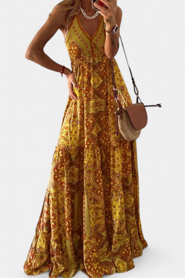 Saira | Floral Robe