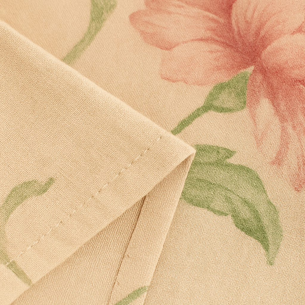 Phoebe | Robe vintage en dentelle avec imprimé floral botanique