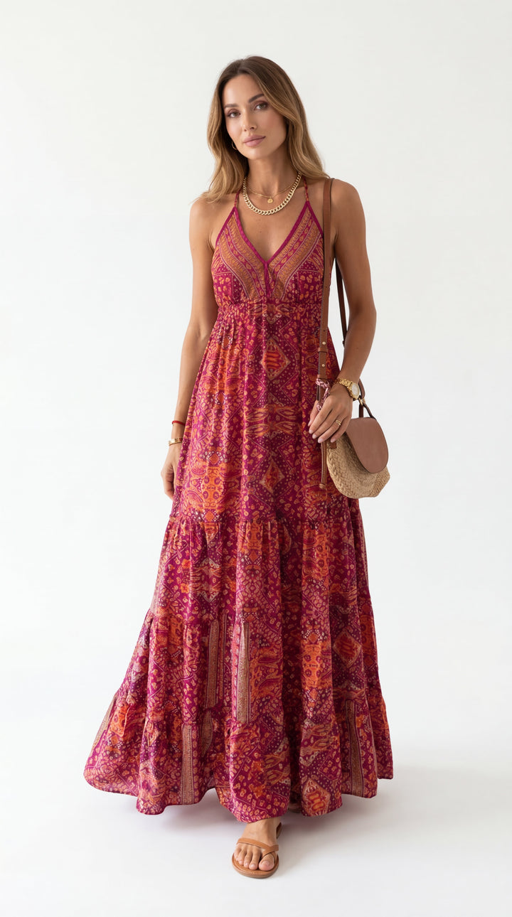 Saira | Floral Robe