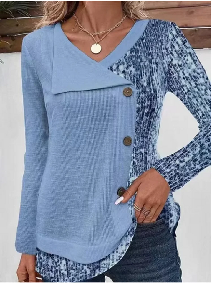 Joelle | Blouse élégante d’automne à manches longues