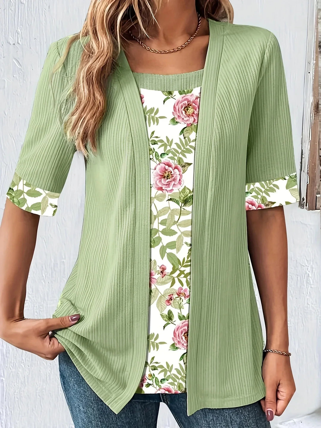 Gigi | Ensemble Blouse Deux‑Pièces Élégant pour Femme