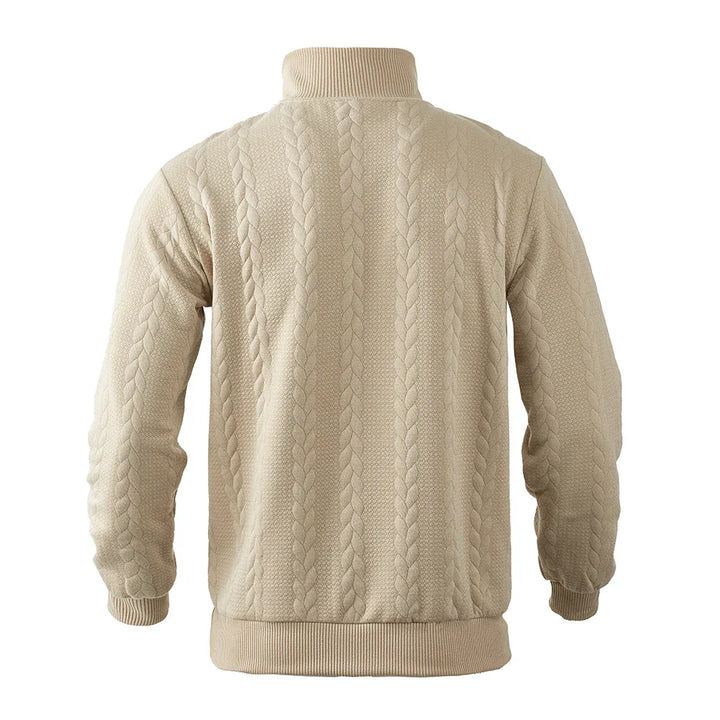 Henry | Sweat à col zippé premium