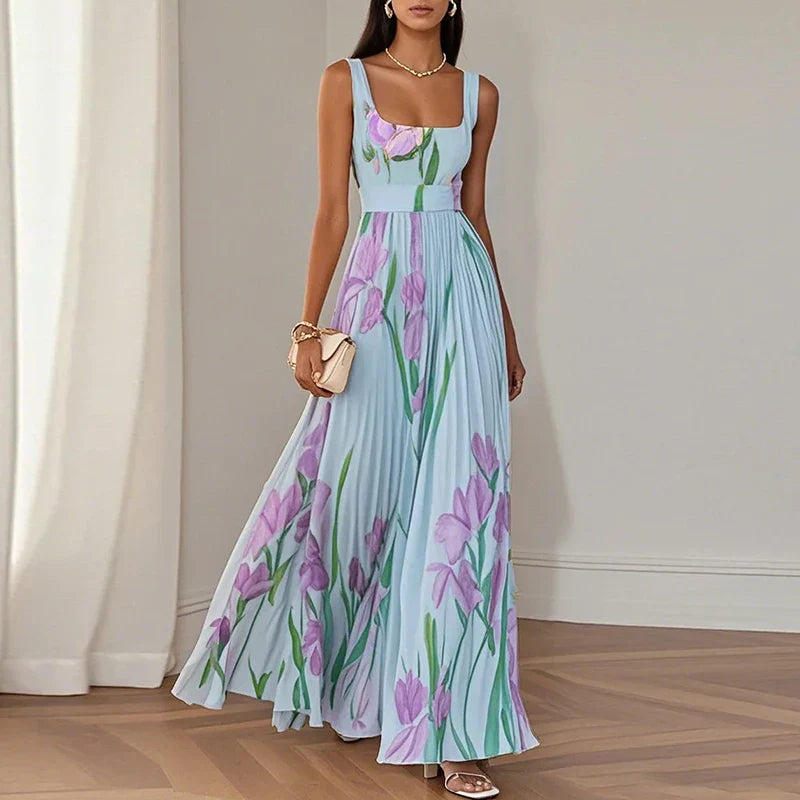 Ilinca | Rochie Maxi cu Flori