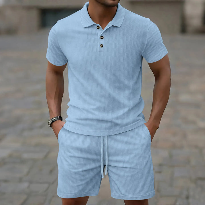 Thierry | Ensemble Polo d’Été à Boutons