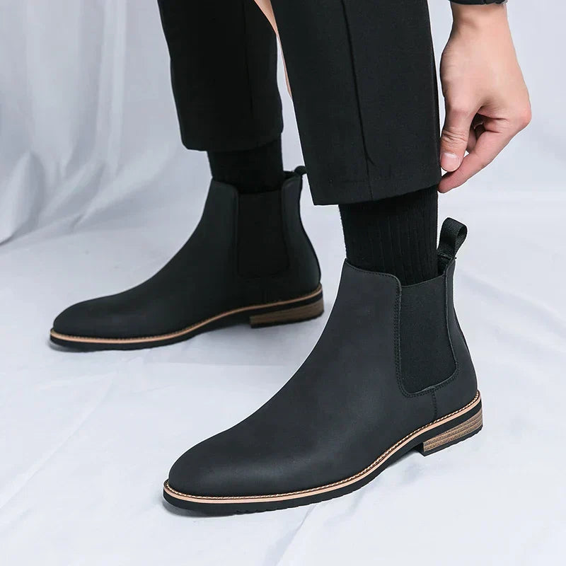 Kayden | Botine Chelsea din Piele Premium