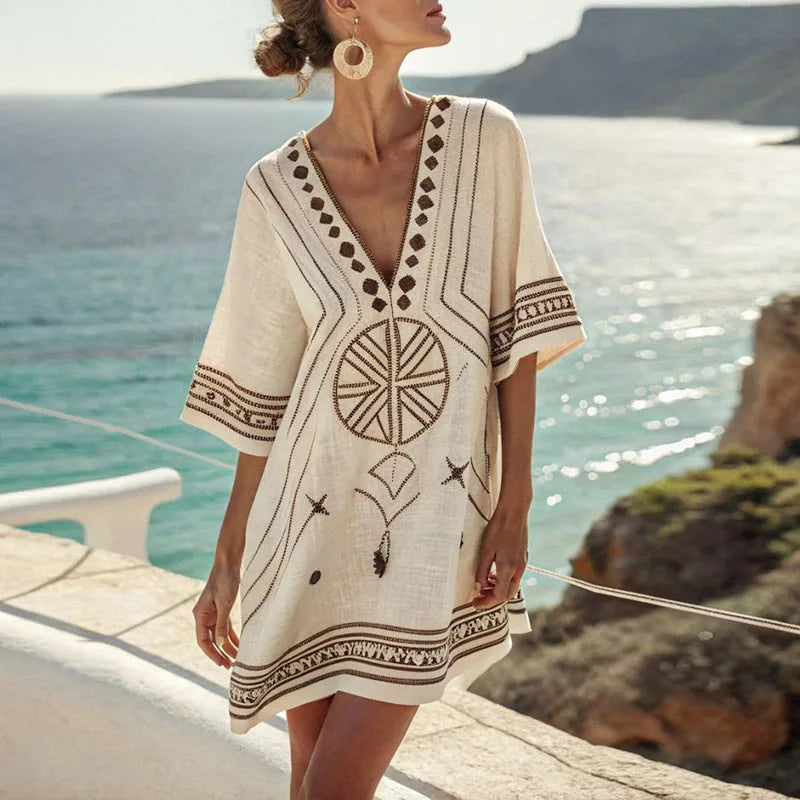 Danique – Rochie Elegantă de Plajă pentru un Look Estival Chic