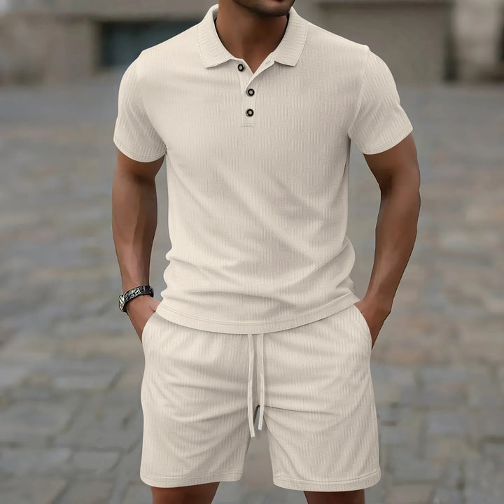 Thierry | Ensemble Polo d’Été à Boutons