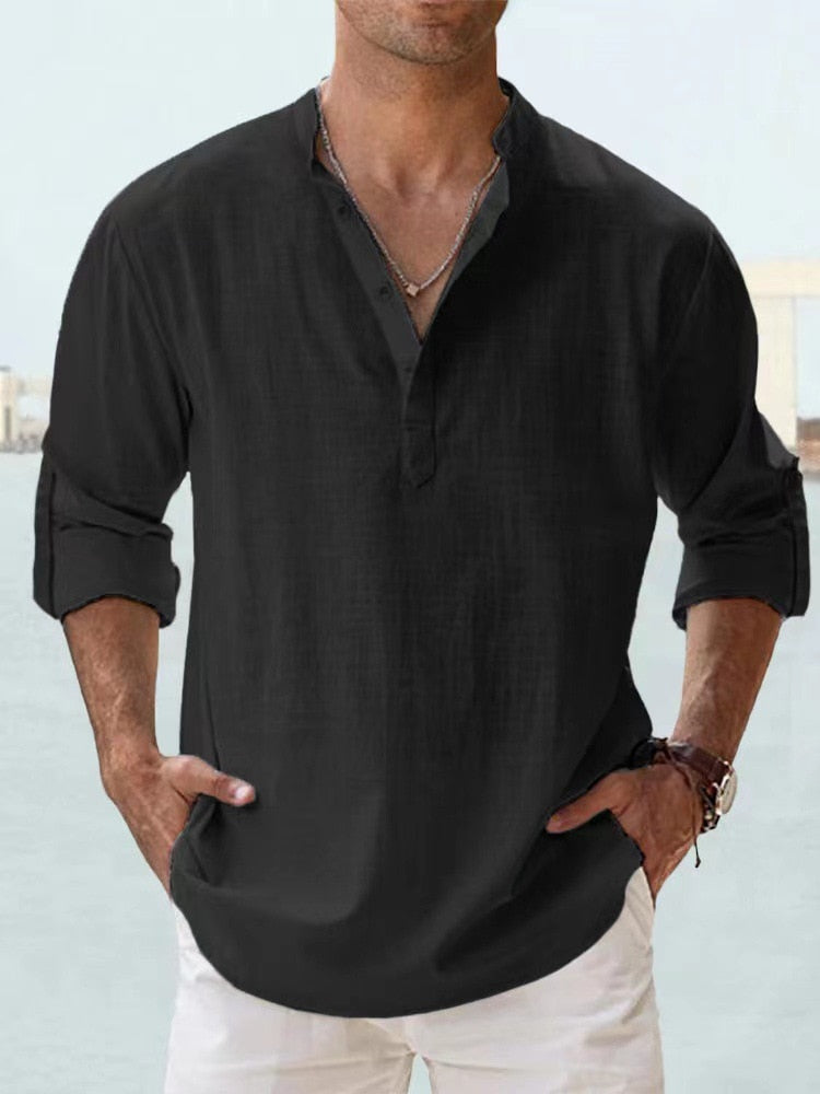 Hugo - Chemise en lin respirant