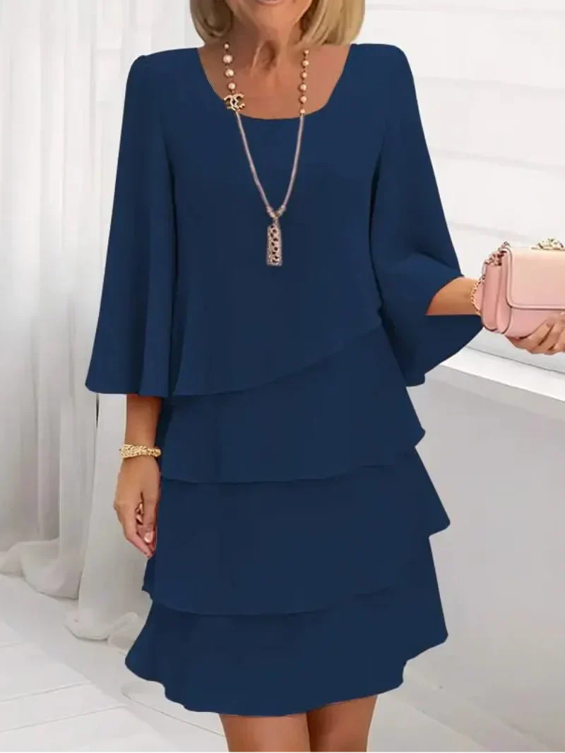 Catherine - Rochie elegantă cu model în dungi