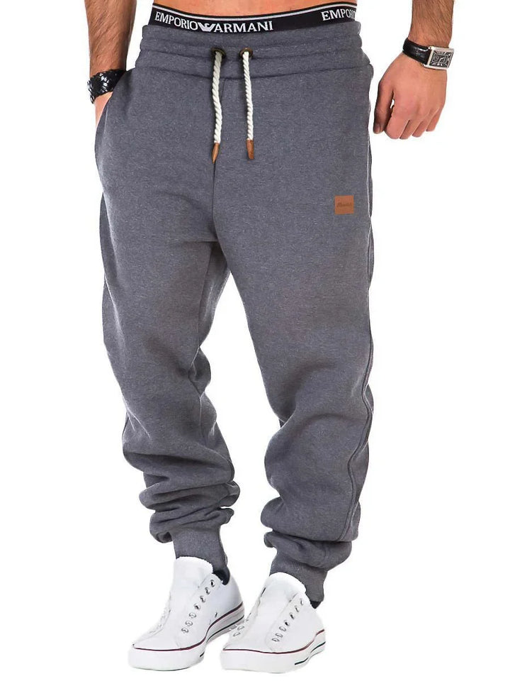Lucas | Pantalon de Sport Patchwork Homme – Automne & Hiver