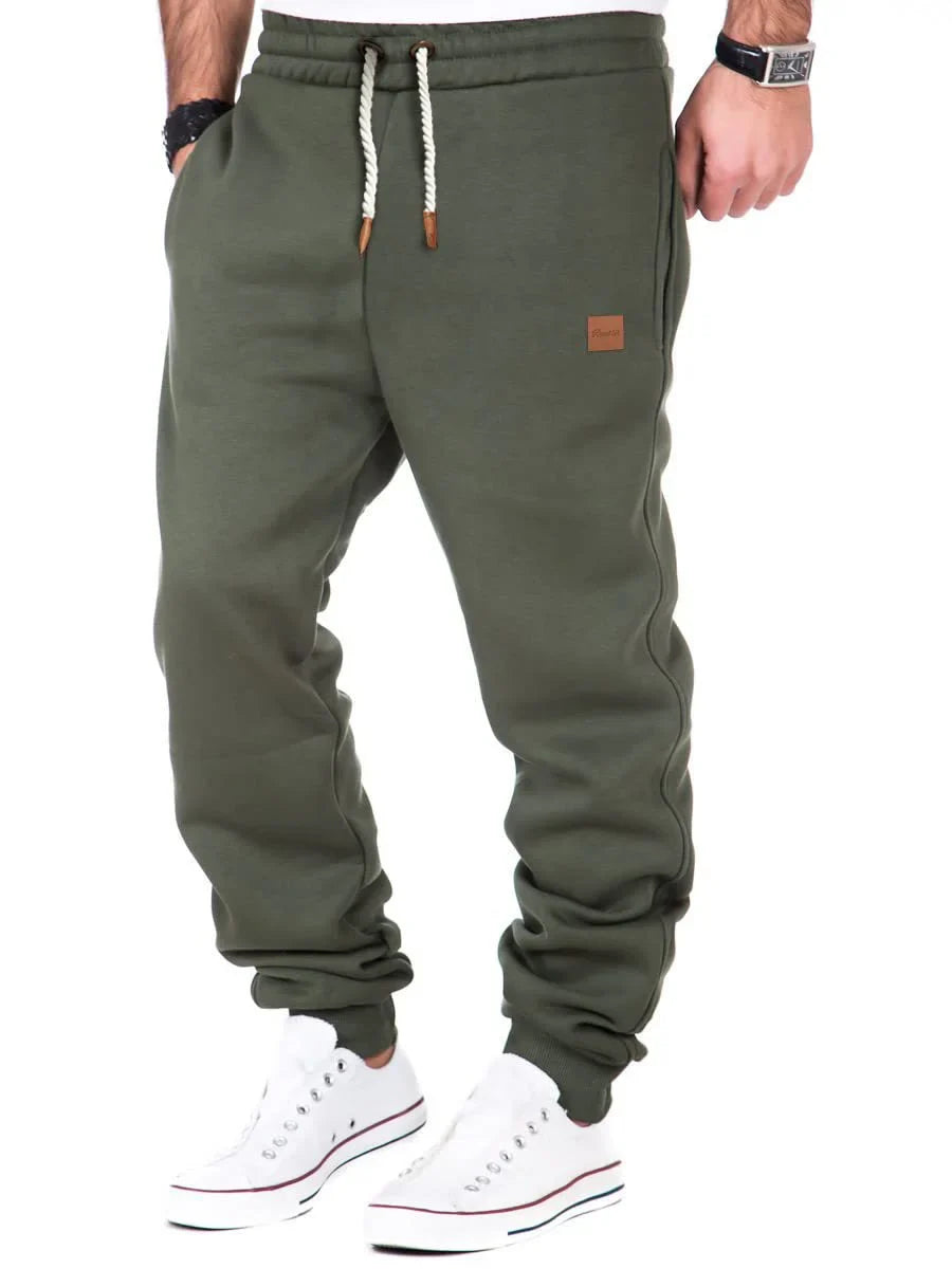Lucas | Pantalon de Sport Patchwork Homme – Automne & Hiver