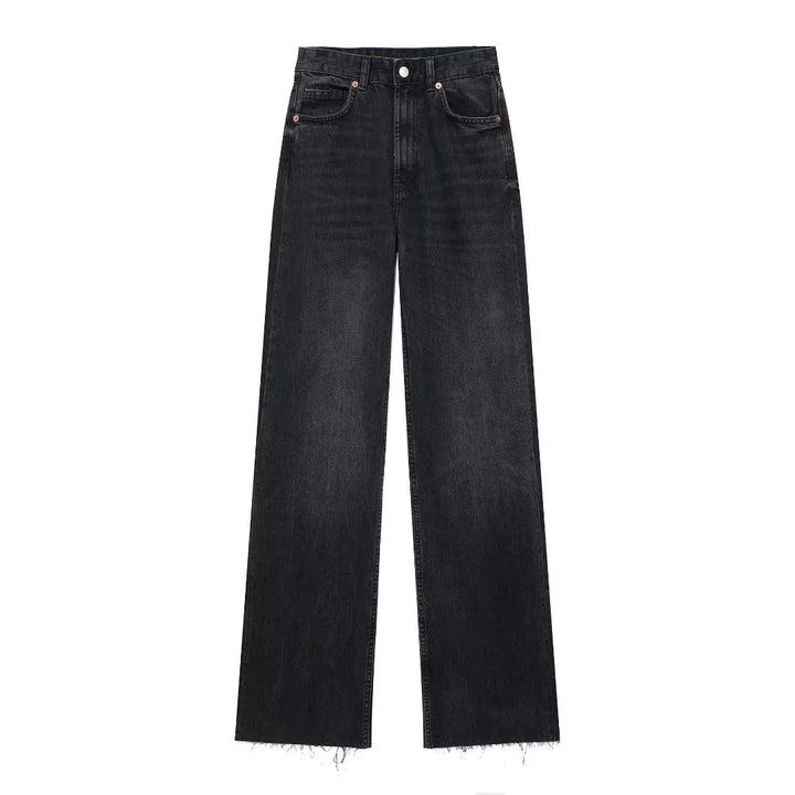 Alice | Jean Noir Coupe Large