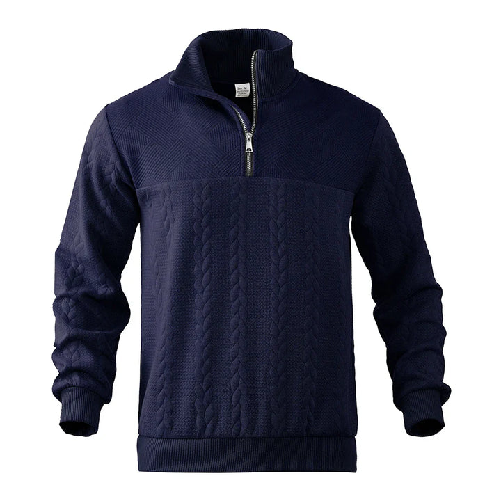 Henry | Sweat à col zippé premium