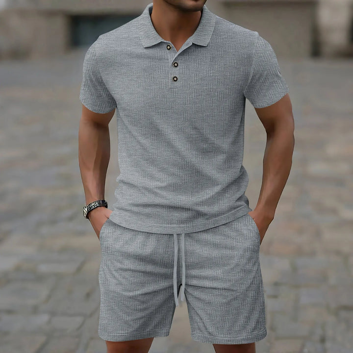 Thierry | Ensemble Polo d’Été à Boutons